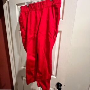 Vibrant Red Pants